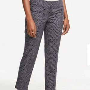 NWT Curvy Dot Crop Pants Ann Taylor Factory